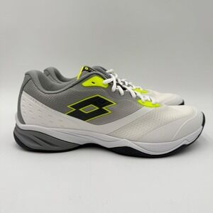 Lotto Mirage 400 ALR Mens Size 11.5 Sneakers Tennis Shoe White Volt Black 220551